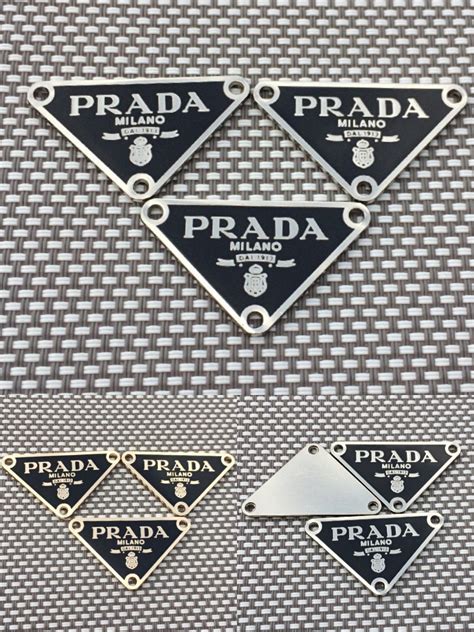 prada badge ebay